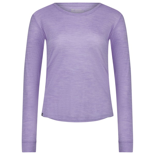 Mons Royale - Women's Zephyr Merino Cool L/S - Merinoshirt Gr M lila von Mons Royale