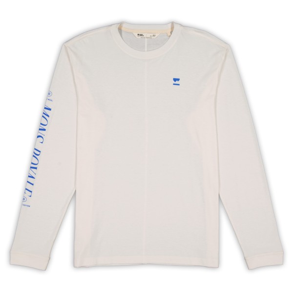 Mons Royale - Yonder Merino Organic Cotton L/S - Longsleeve Gr L weiß von Mons Royale