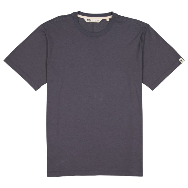 Mons Royale - Yonder Merino Organic Cotton T-Shirt - T-Shirt Gr S blau/grau Mons Royale - Yonder Merino Organic Cotton T-Shirt - T-Shirt Gr S blau/grau von Mons Royale