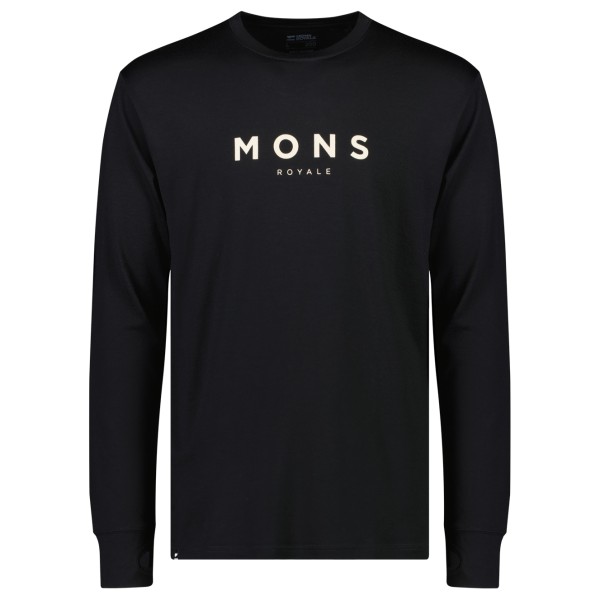 Mons Royale - Yotei Classic L/S - Merinoshirt Gr L schwarz von Mons Royale