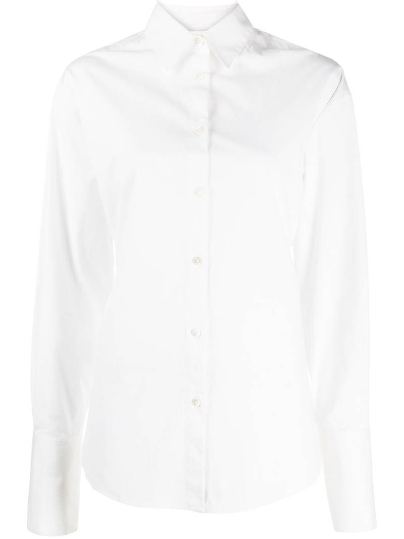 Monse buckle-fastened cotton shirt - White von Monse