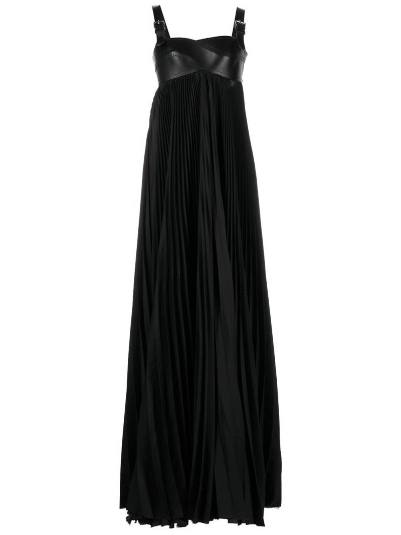 Monse empire-line pleated maxi dress - Black von Monse