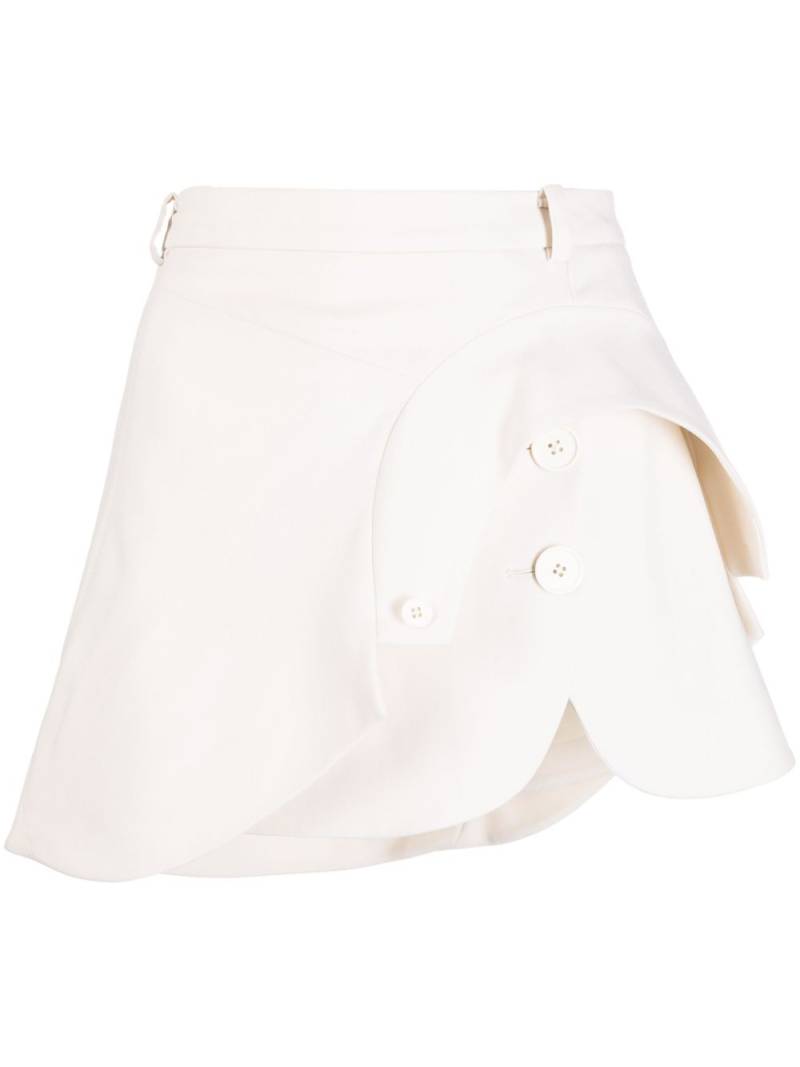 Monse high-waisted asymmetric layered skirt - White von Monse