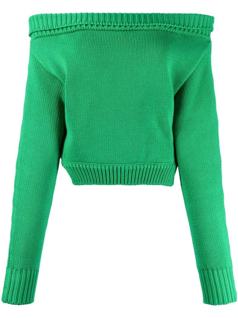 Monse off-the-shoulder jumper - Green von Monse