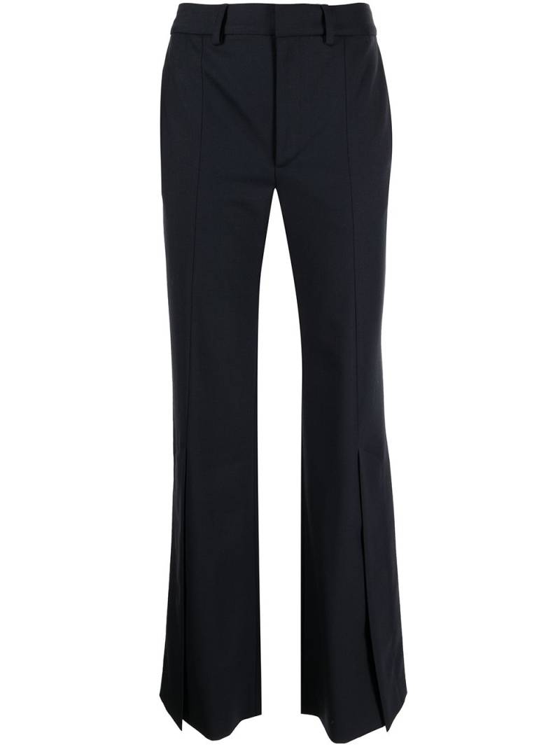 Monse sliced hem flared trousers - Blue von Monse