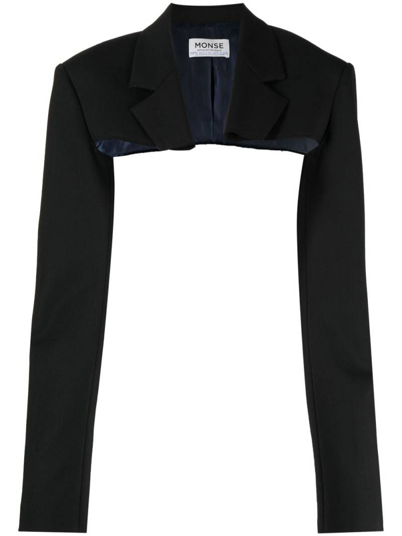 Monse tailored cropped jacket - Black von Monse