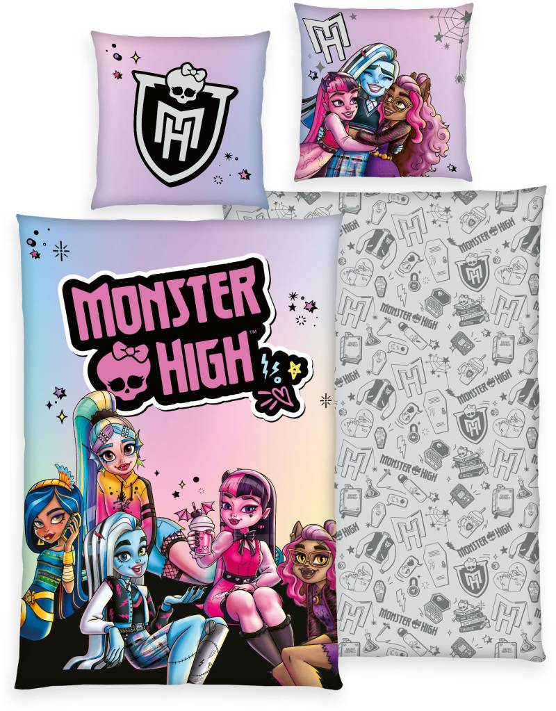 MonsterHigh™ Kinderbettwäsche »Monster High«, mit tollem Motiv von MonsterHigh™