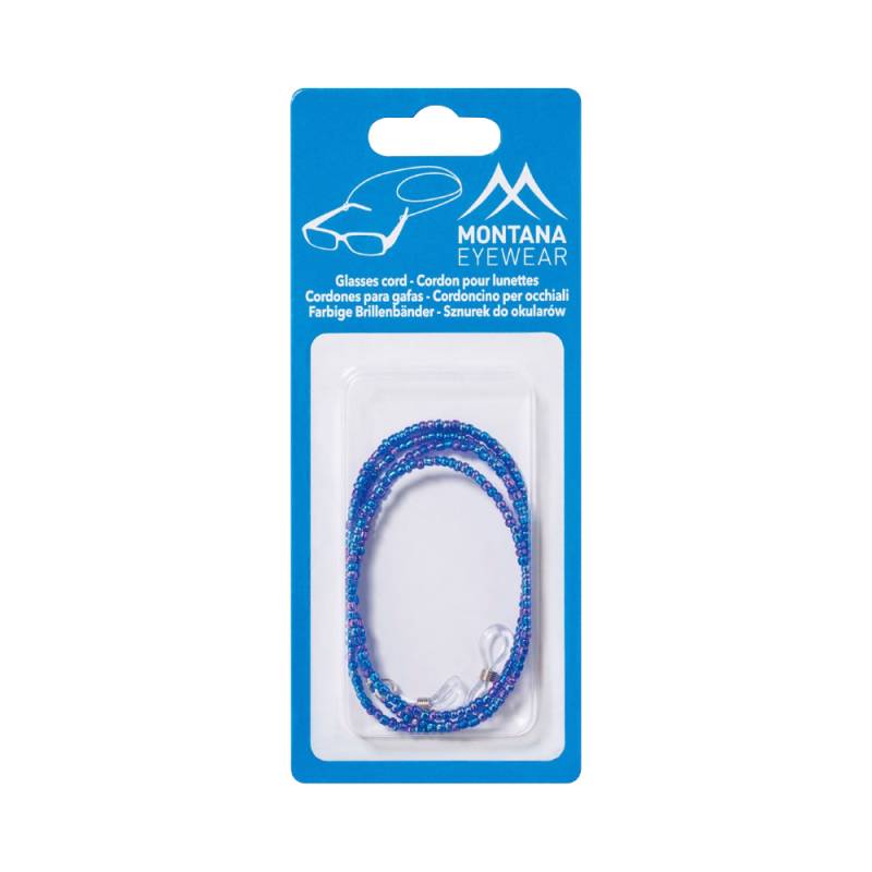 Montana Eyewear Brillenband von Perlen blau von Montana Eyewear