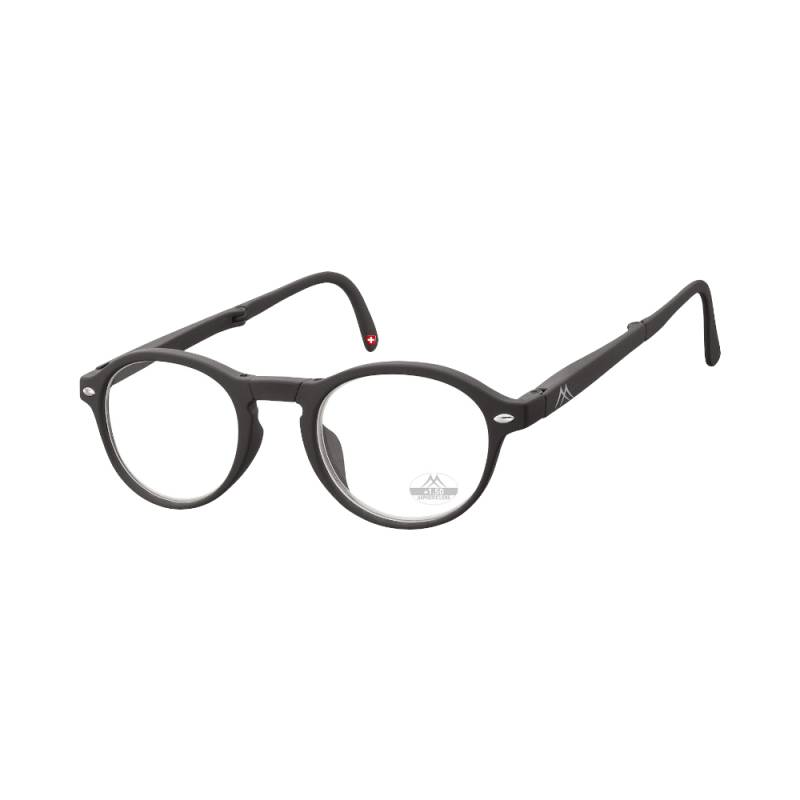 Montana Eyewear klappbare Lesebrille Bali black BOX66 von Montana Eyewear