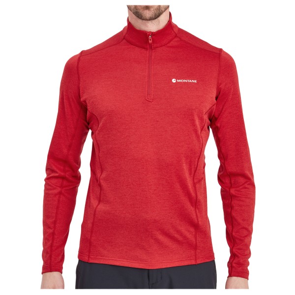 Montane - Dart Zip Neck - Funktionsshirt Gr XL rot von Montane