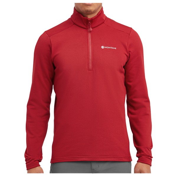 Montane - Protium Pull-On - Fleecepullover Gr L rot von Montane