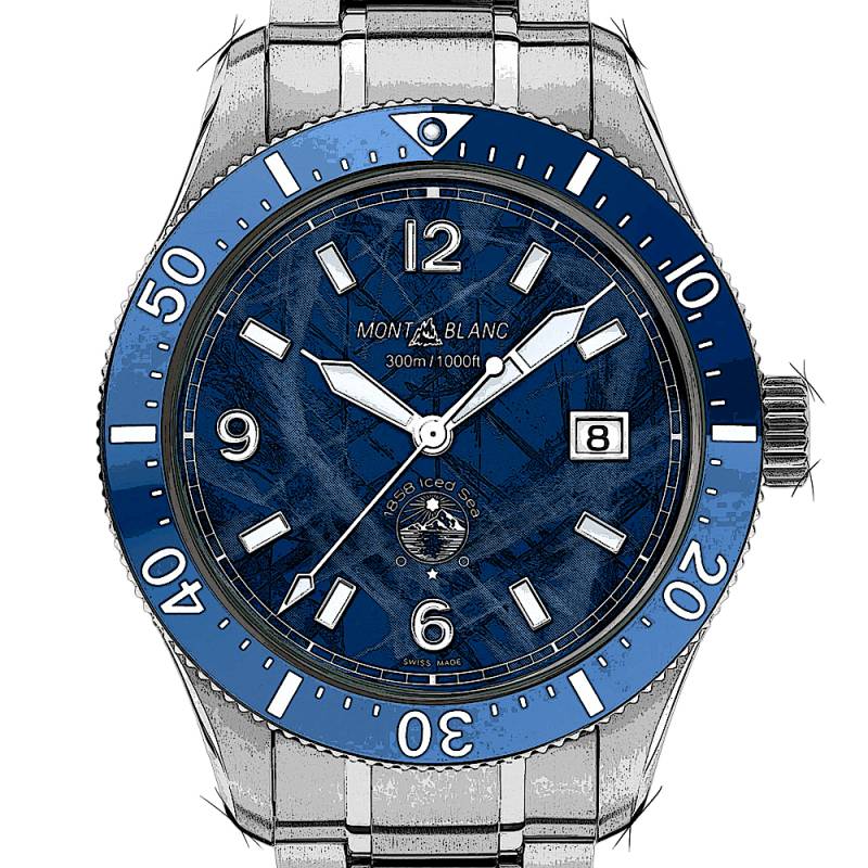 Montblanc 1858 Iced Sea Automatic Date von Montblanc