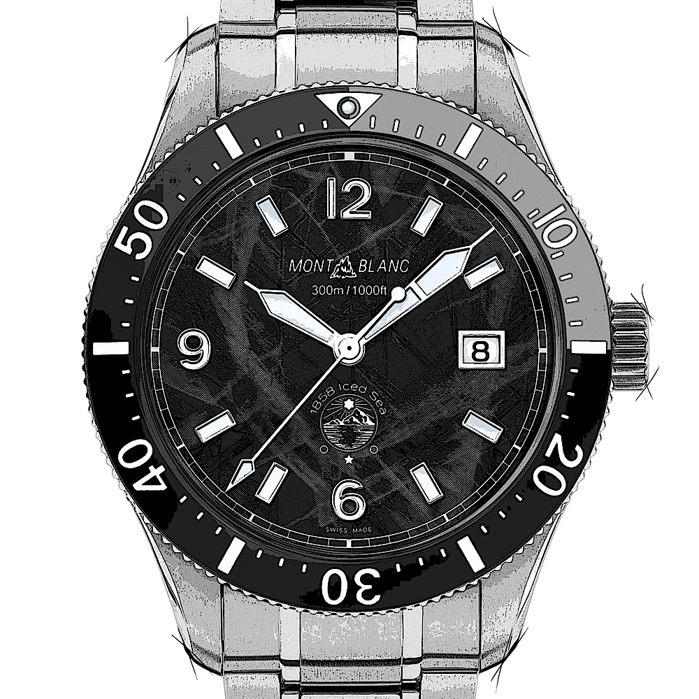 Montblanc 1858 Iced Sea Automatic Date von Montblanc