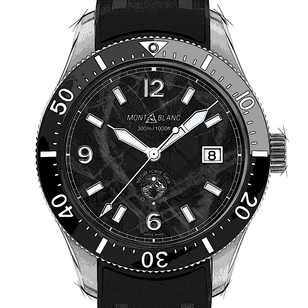 Montblanc 1858 Iced Sea Automatic Date von Montblanc