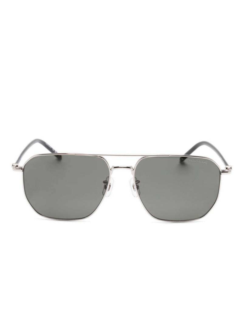 Montblanc pilot-frame sunglasses - Black von Montblanc