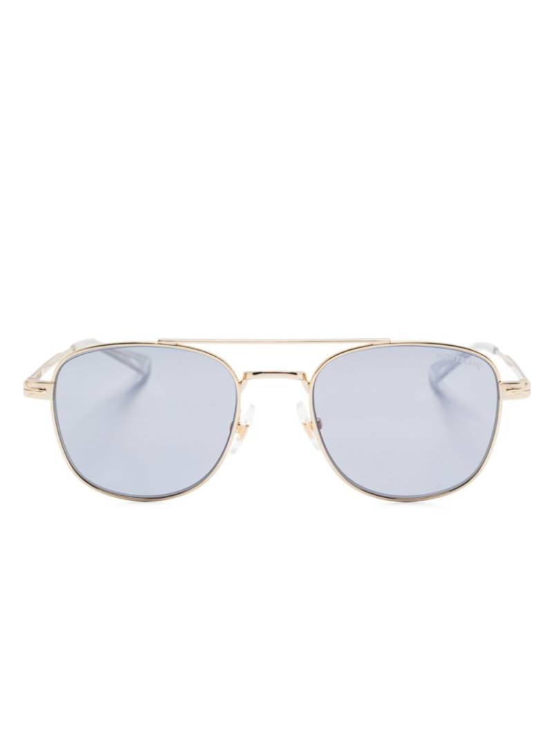 Montblanc pilot-frame sunglasses - Gold von Montblanc