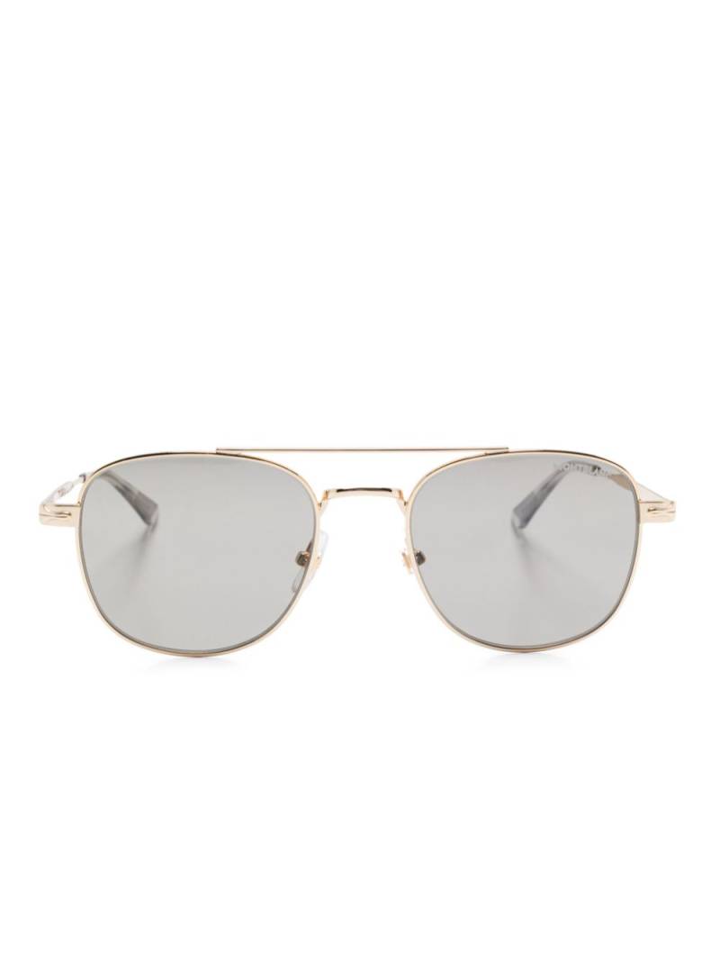 Montblanc pilot-frame sunglasses - Gold von Montblanc