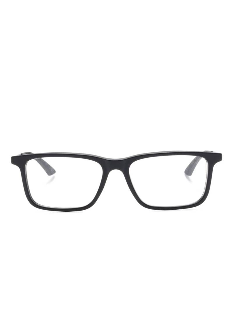 Montblanc rectangle-frame glasses - Black von Montblanc