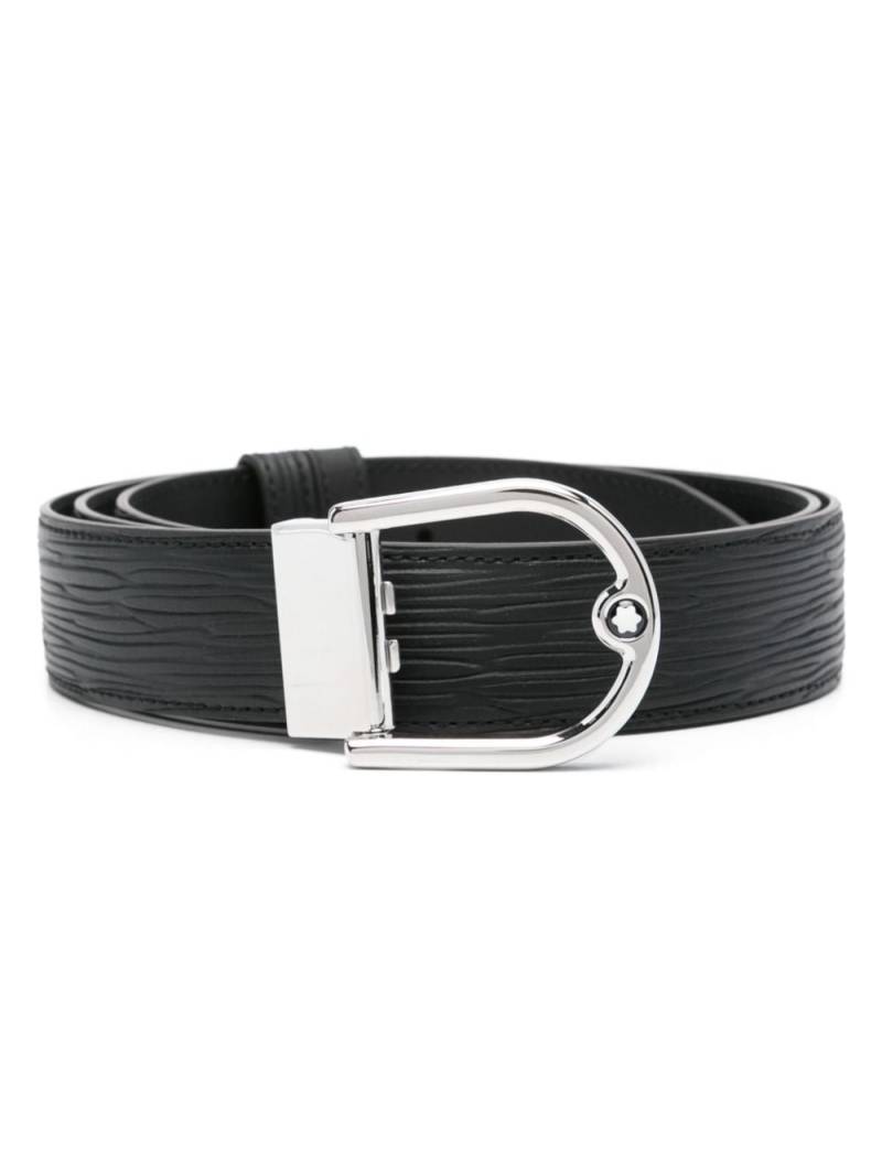 Montblanc reversible leather belt - Black von Montblanc