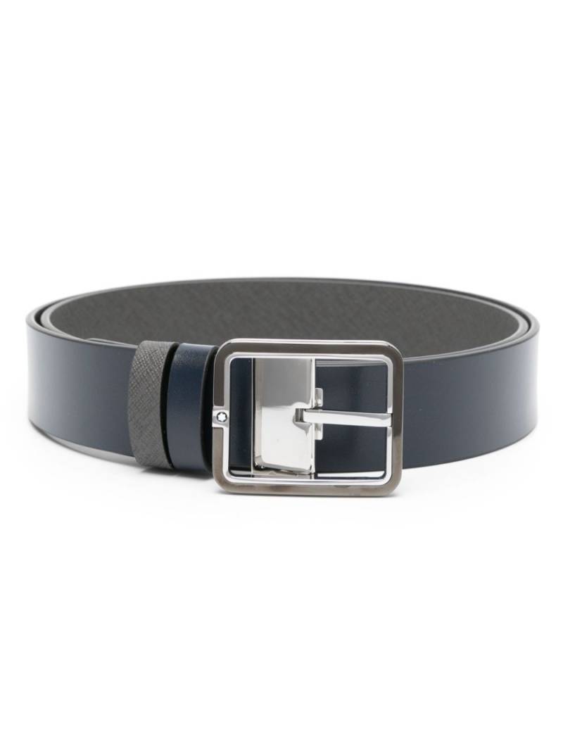 Montblanc reversible leather belt - Blue von Montblanc