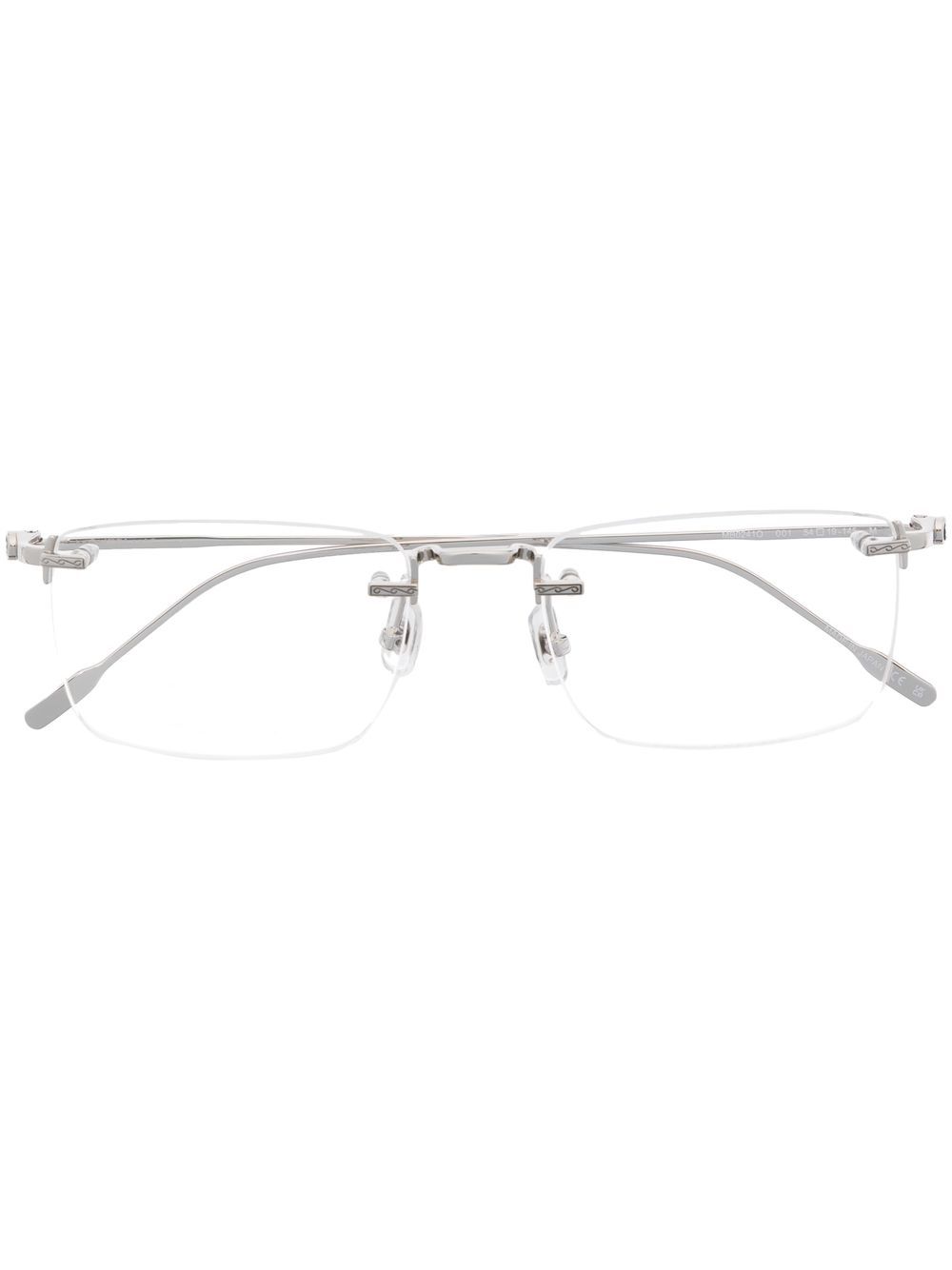 Montblanc rimless square-body glasses - Silver von Montblanc