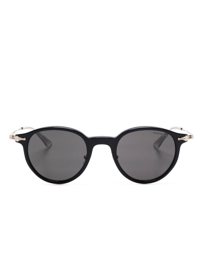 Montblanc round-frame sunglasses - Black von Montblanc