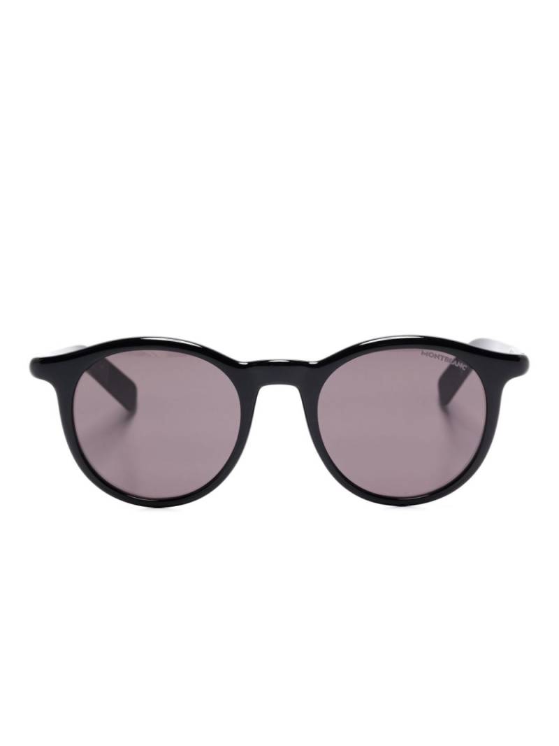 Montblanc round-frame sunglasses - Black von Montblanc