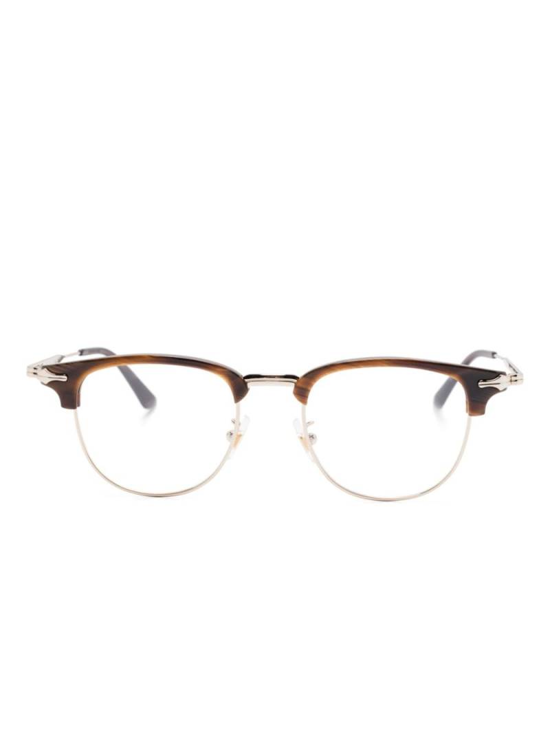 Montblanc square-frame glasses - Brown von Montblanc