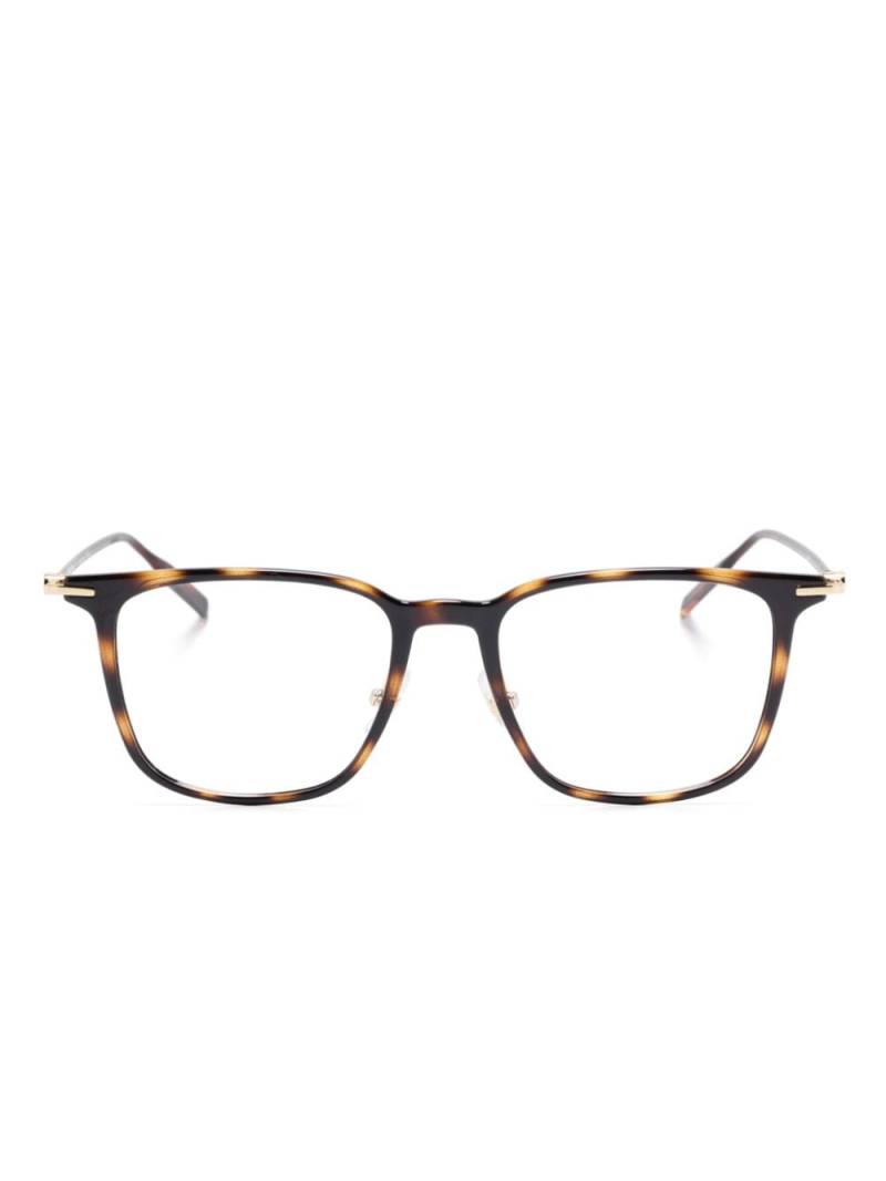 Montblanc square-frame glasses - Brown von Montblanc