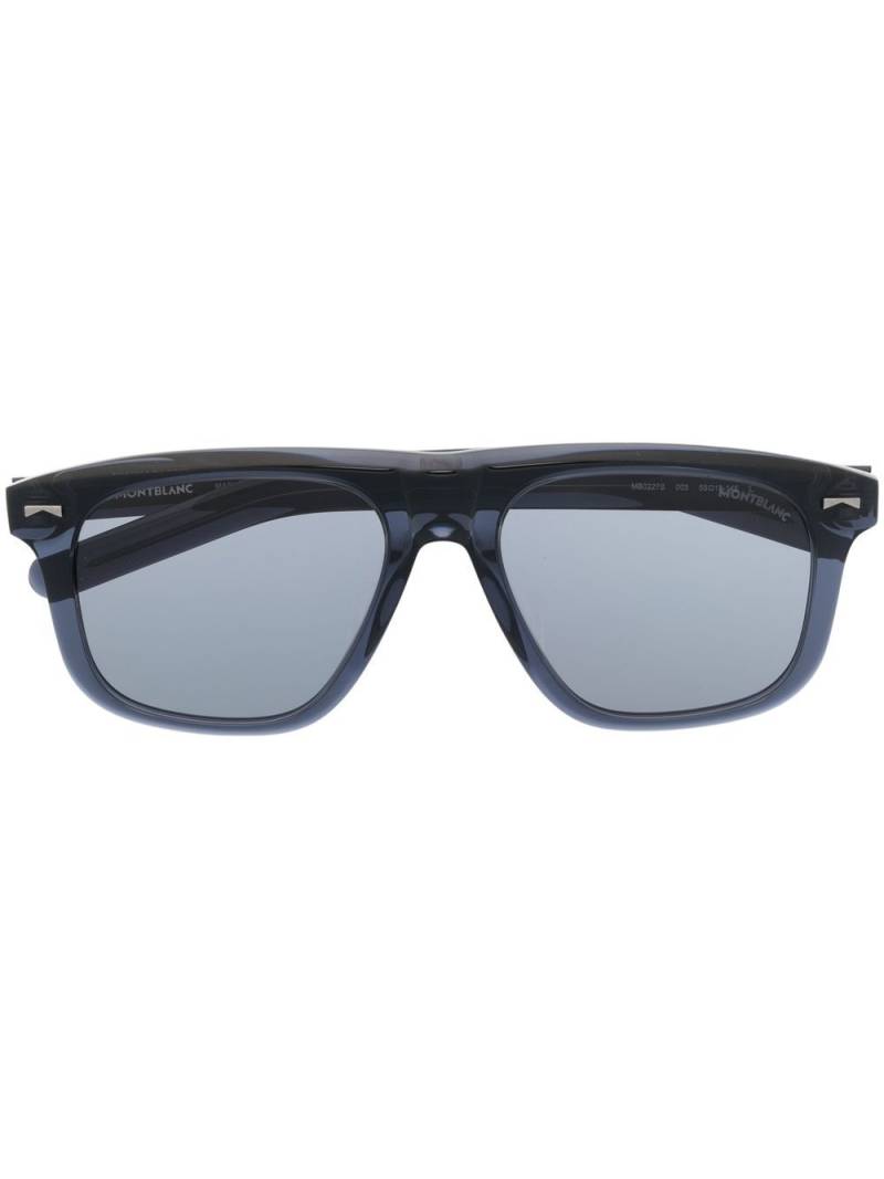 Montblanc square-frame sunglasses - Blue von Montblanc