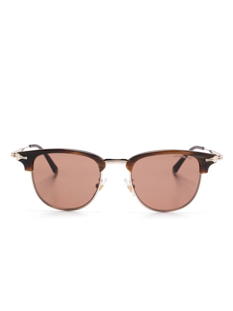 Montblanc square-frame sunglasses - Gold von Montblanc