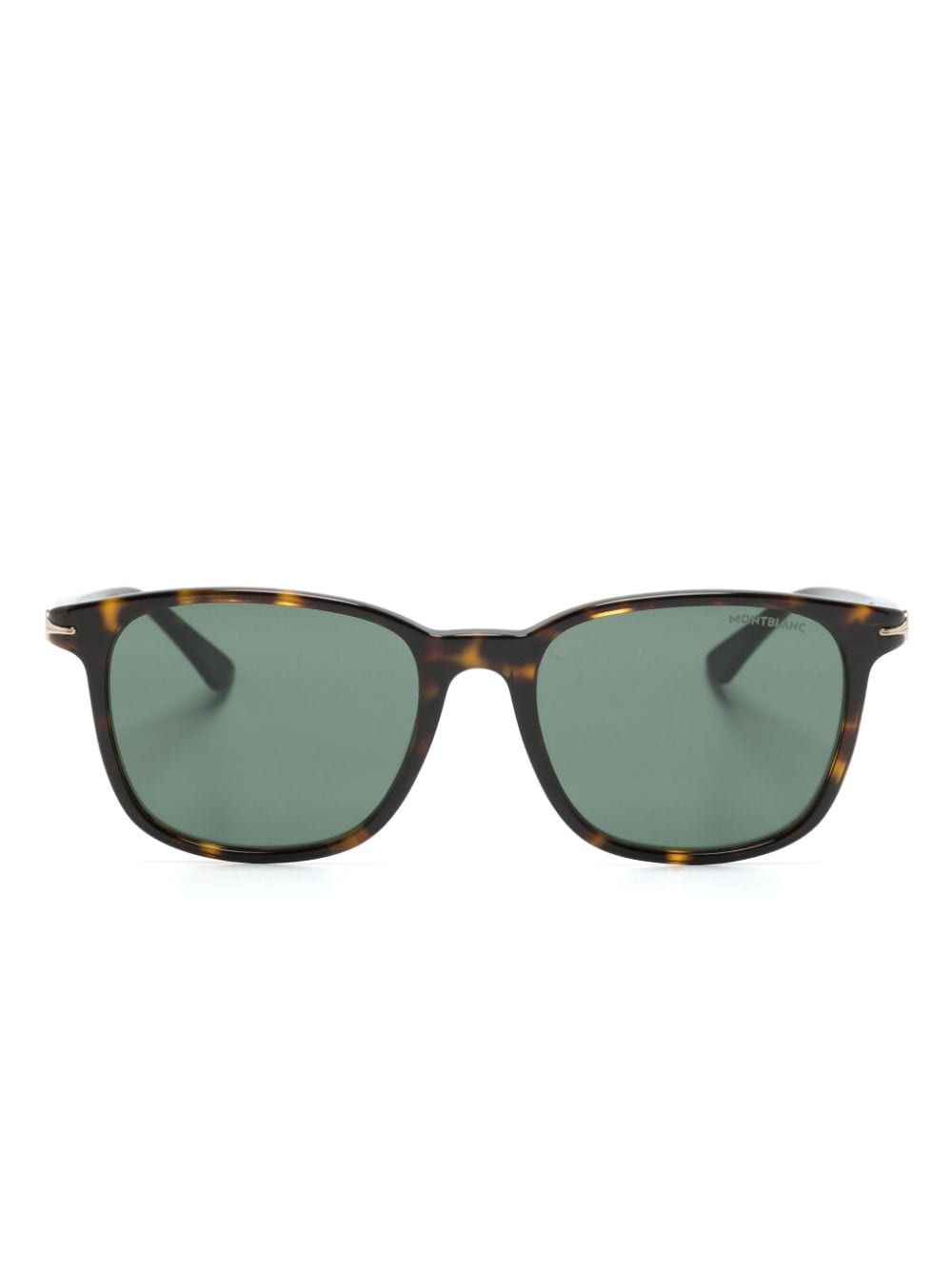 Montblanc tortoiseshell square-frame sunglasses - Brown von Montblanc