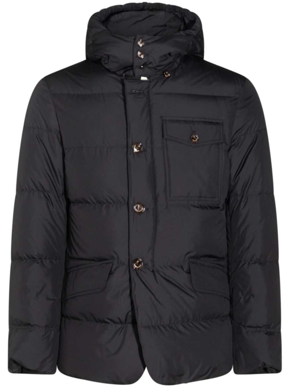 Montecore button-down padded jacket - Black von Montecore