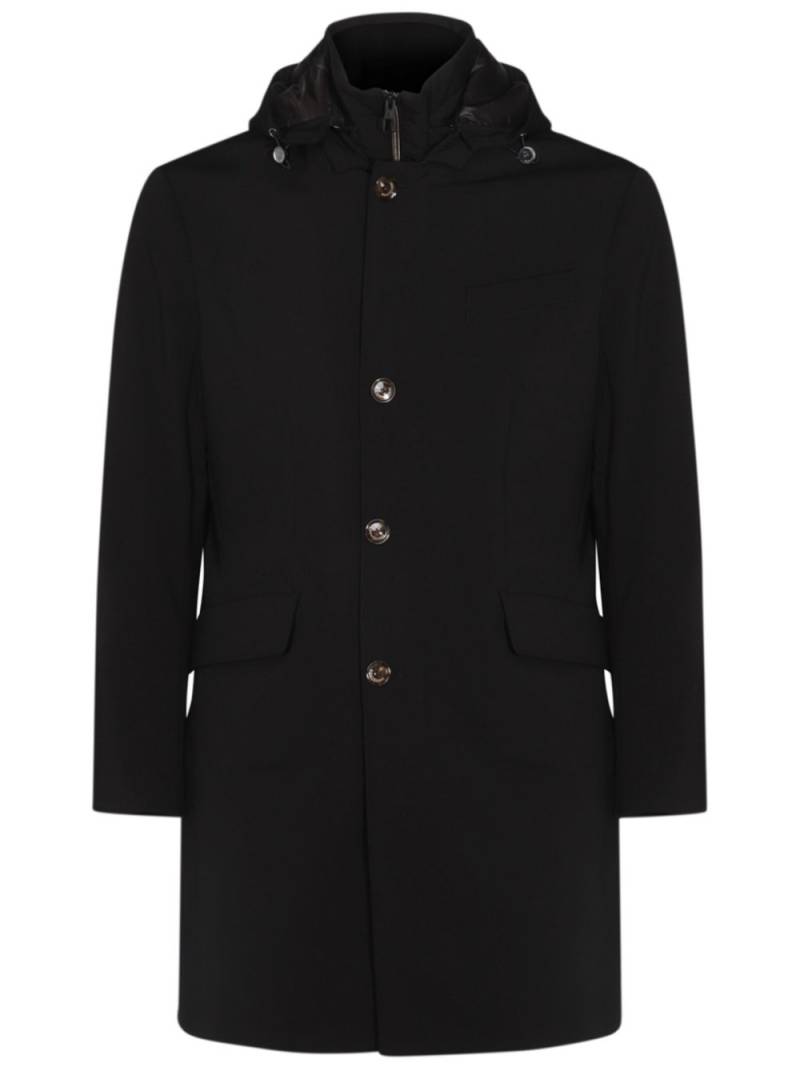 Montecore layered-design coat - Black von Montecore