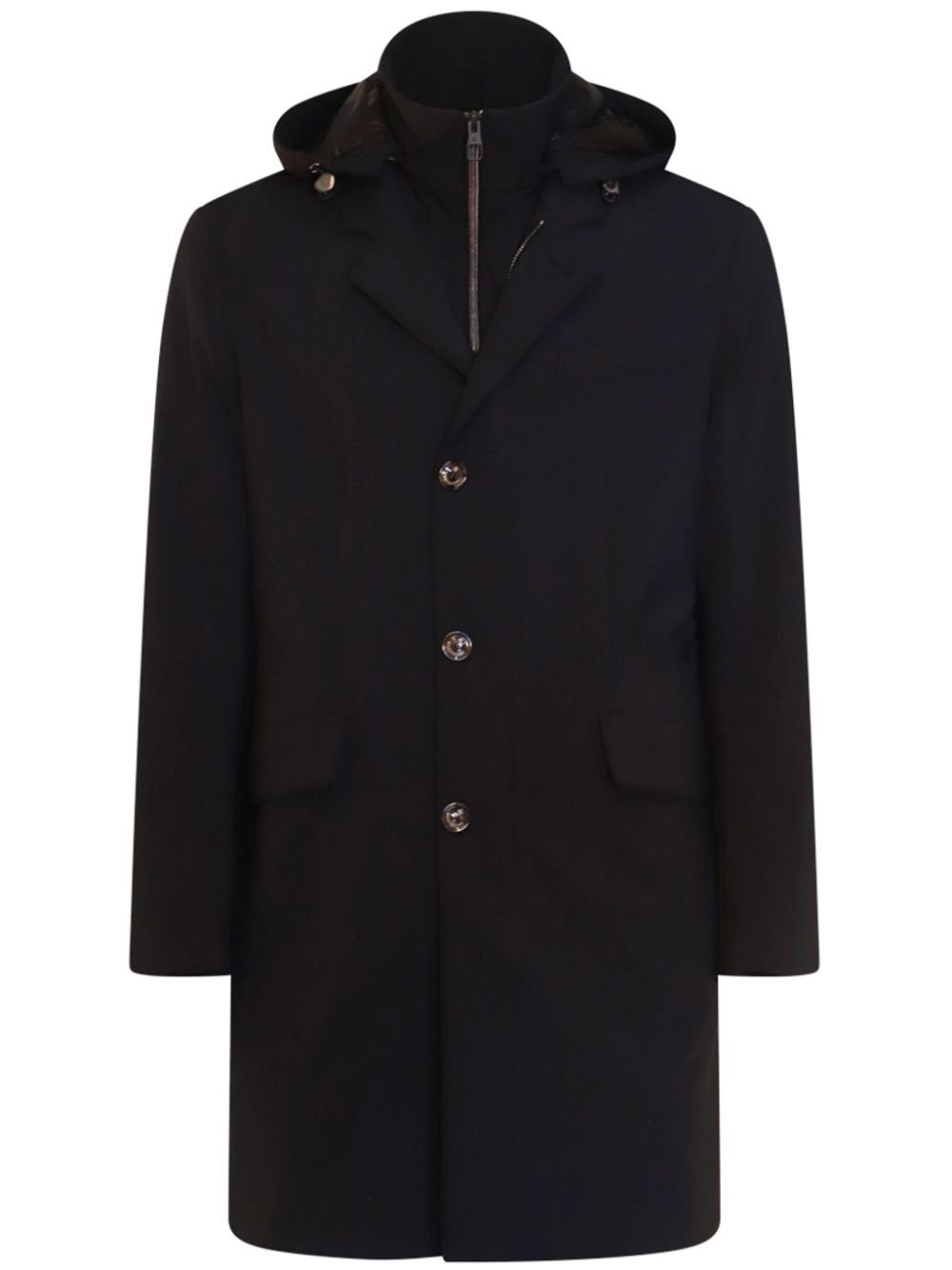 Montecore layered-design coat - Blue von Montecore