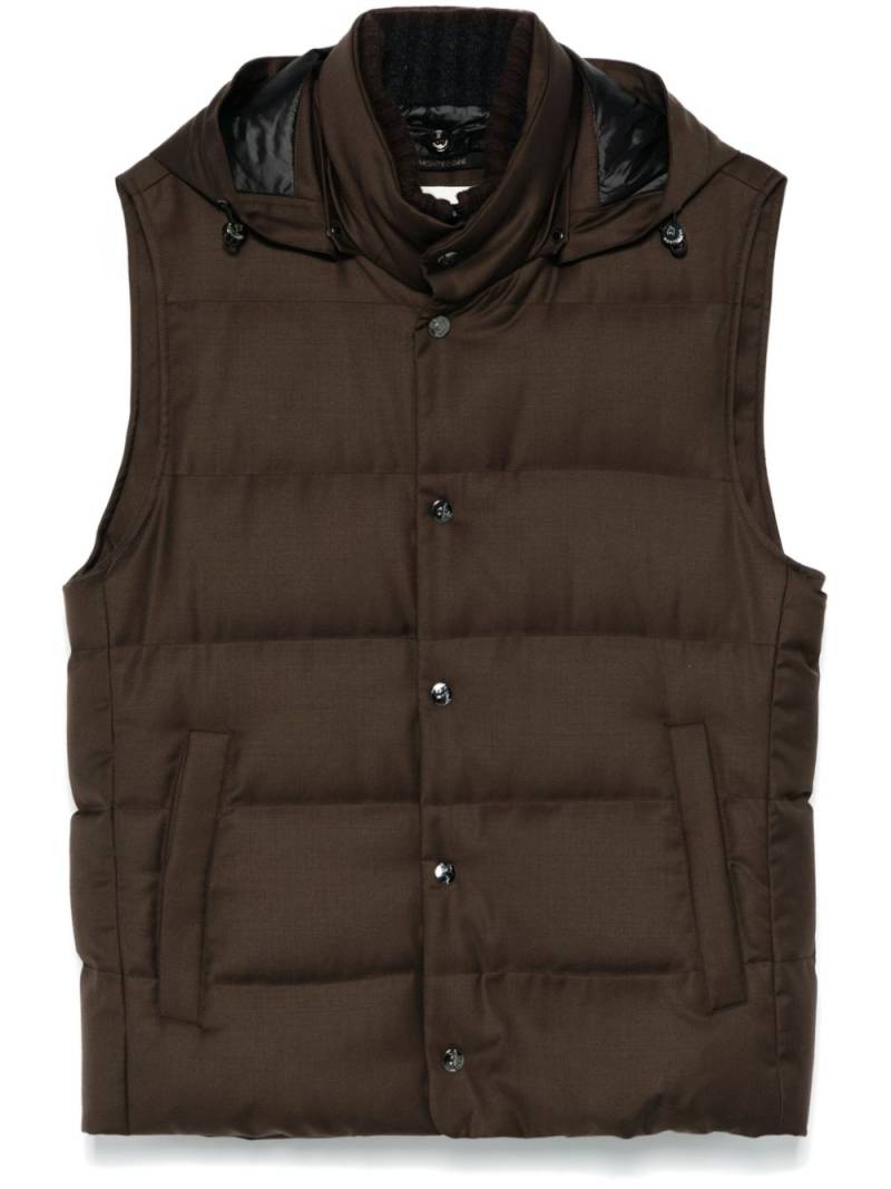 Montecore padded gilet - Brown von Montecore