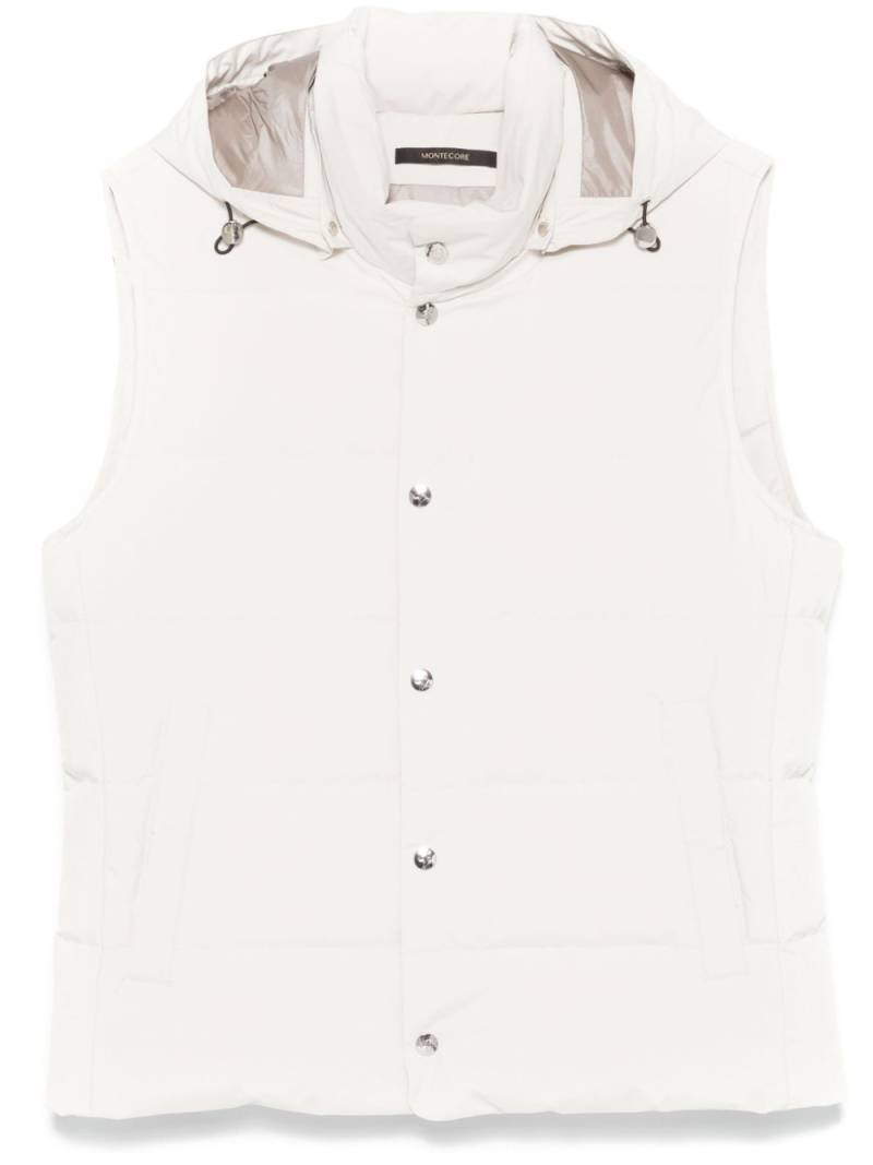 Montecore quilted gilet - White von Montecore