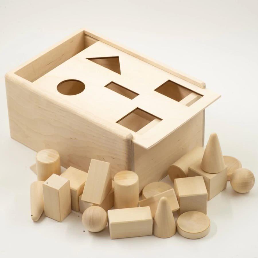 Montessori-pädagogik, Sorter Holz Holzspielzeug Für Kinder - Geometrische Formen, Natur Unisex  ONE SIZE von Montessori