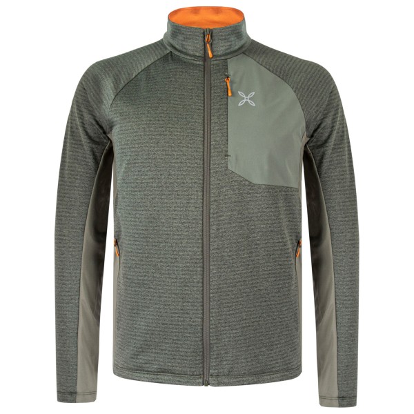 Montura - Dolomiti Maglia - Fleecejacke Gr XL grau/oliv von Montura