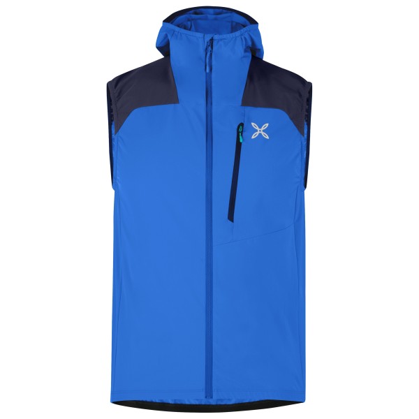 Montura - Rise Hooded Vest - Softshellgilet Gr L;M;S;XL;XXL blau;schwarz von Montura