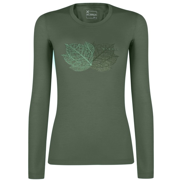 Montura - Women's Merino Breath Maglia - Merinoshirt Gr L;M;S;XS ardesia;verde salvia;vinaccia von Montura