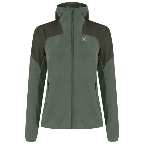 Montura - Women's Rise Hooded Jacket - Softshelljacke Gr L oliv von Montura