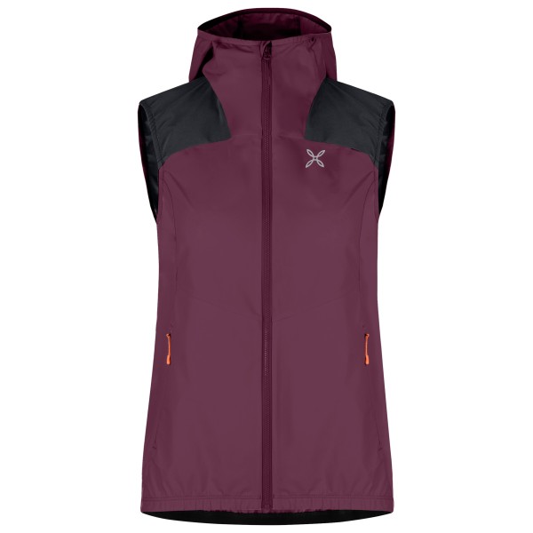 Montura - Women's Rise Hooded Vest - Softshellgilet Gr L lila von Montura