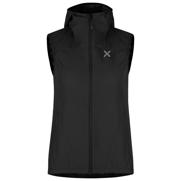 Montura - Women's Rise Hooded Vest - Softshellgilet Gr L schwarz von Montura