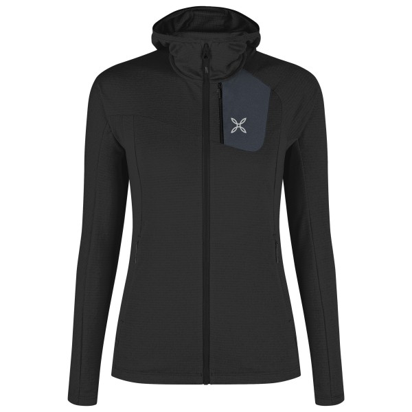 Montura - Women's Vertigo Power Grid Hooded Maglia - Fleecejacke Gr M schwarz von Montura