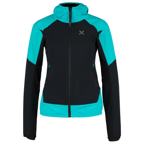 Montura - Women's Wind Revolution Hoody Jacket - Softshelljacke Gr L;M;XL;XS grau/oliv;schwarz von Montura