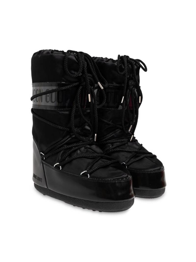 Moon Boot Kids Icon Glance boots - Black von Moon Boot Kids