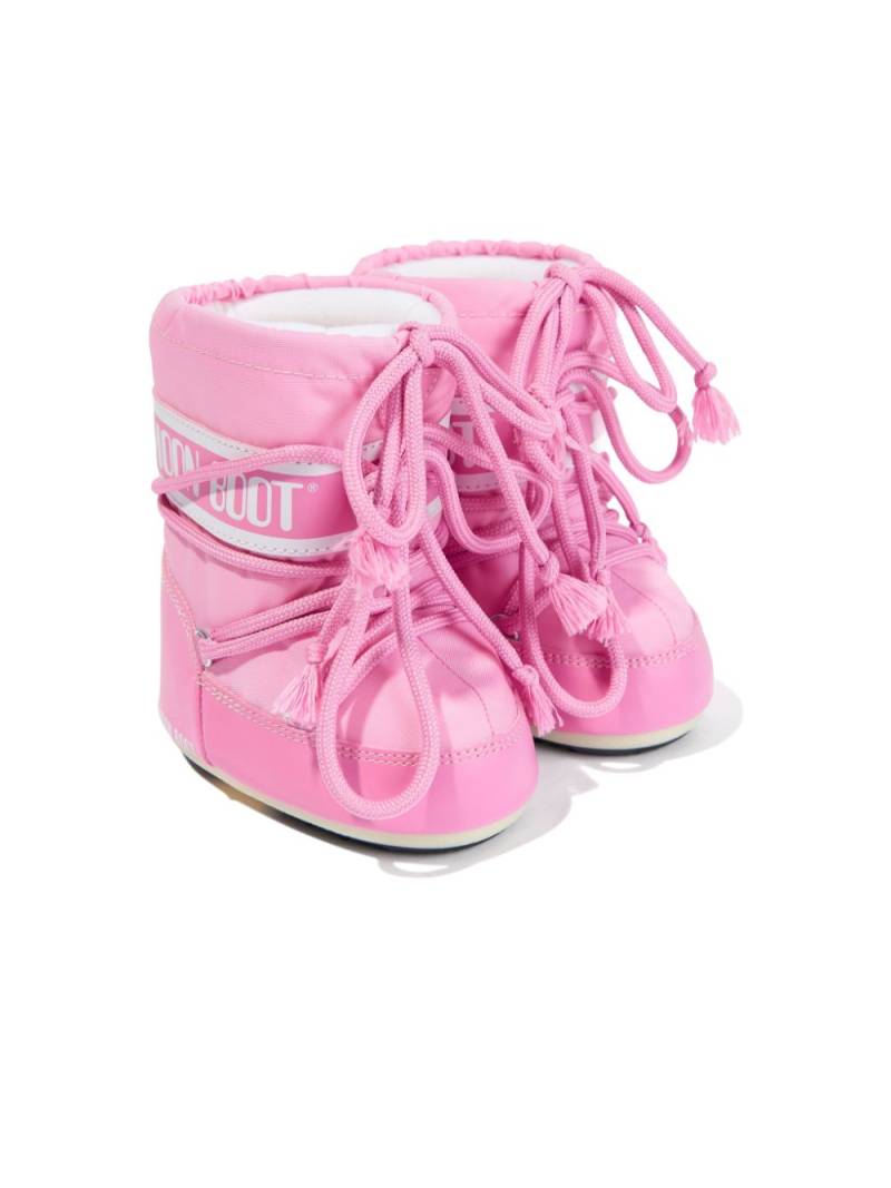 Moon Boot Kids Icon Mini snow boots - Pink von Moon Boot Kids