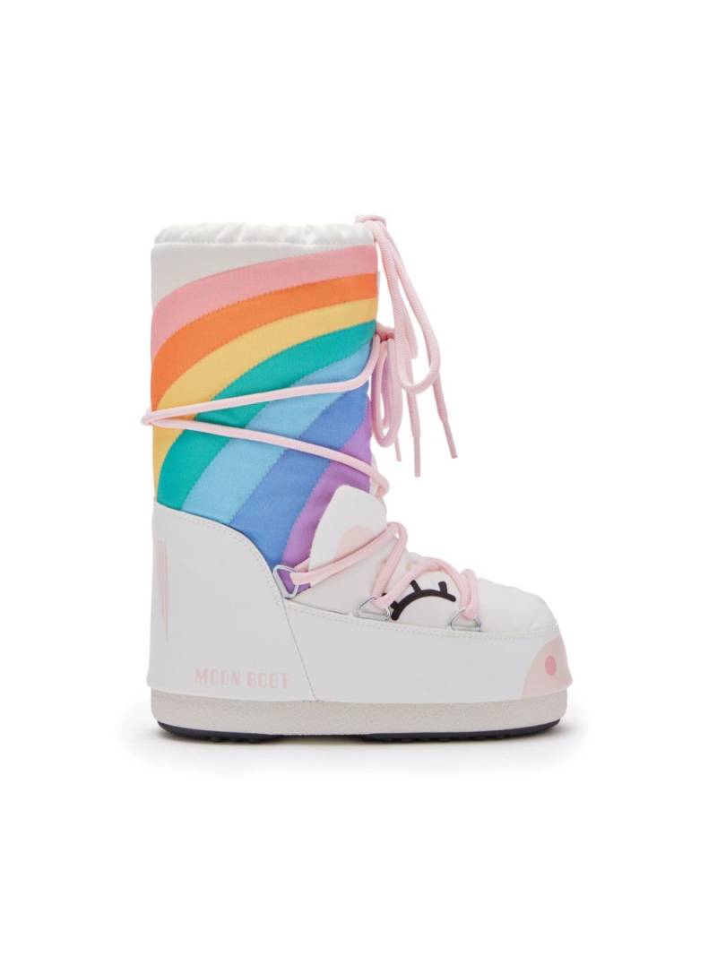 Moon Boot Kids Icon Unicorn snow boots - White von Moon Boot Kids