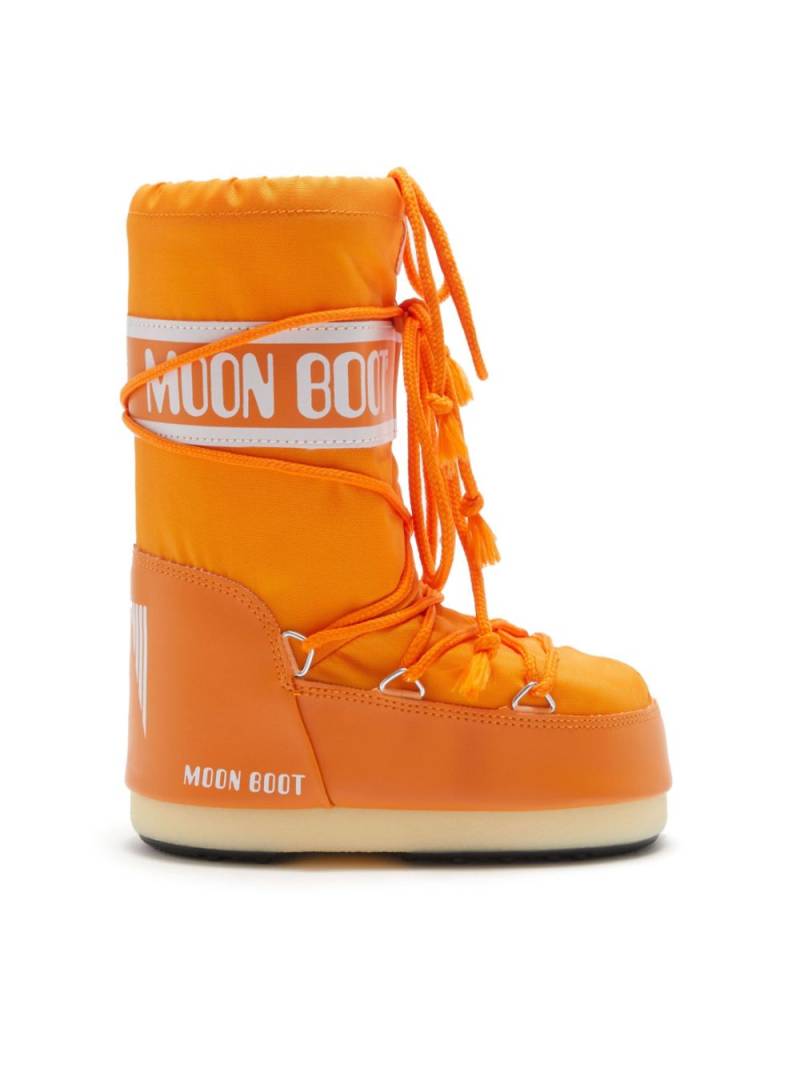 Moon Boot Kids Icon logo-tape snow boots - Orange von Moon Boot Kids